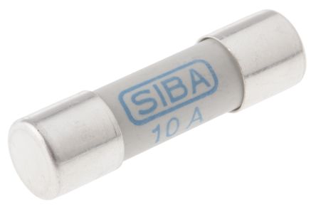 SIBA Fusible De Cartucho Cerámico, Serie URZ, 1kV Dc, 10A, 10 X 38mm