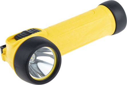 Wolf Safety TR-30+ Taschenlampe LED Gelb Im Plastik-Gehäuse, 70 Lm / 5 M, 195 Mm ATEX, IECEx-Zulassung