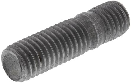 RS PRO Plain Steel Threaded Rod, M12, 40mm