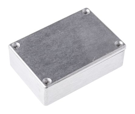 Deltron Caja De Aluminio Presofundido Plateado, 80 X 55 X 26mm, IP68, Apantallada