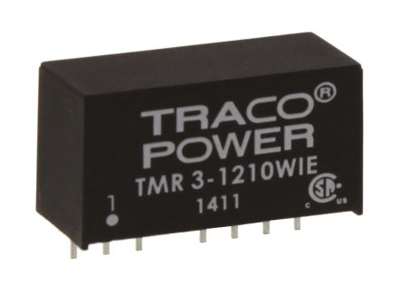 TRACOPOWER TMR 3WIE DC/DC-Wandler 3W 12 V Dc IN, 3.3V Dc OUT / 700mA 1.5kV Dc Isoliert