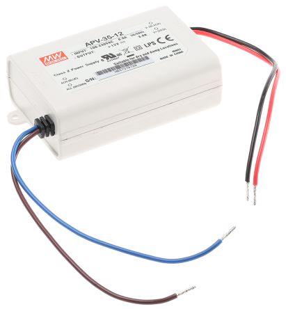 Constant Voltage Mean Well APV-35-12 AC-DC Single Output LED Driver