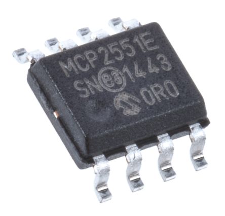 Microchip CAN-Transceiver, 1Mbit/s 1 Transceiver ISO 11898, Sleep, Standby 75 MA, SOIC 8-Pin