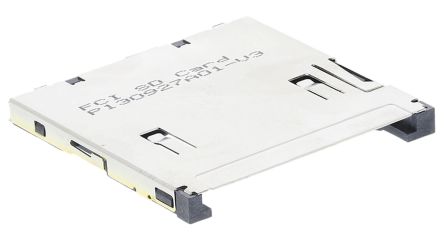 Amphenol ICC Conector Para Tarjeta De Memoria SD Amphenol FCI De 10 Contactos, Paso 1.7mm, 1 Fila, Montaje Superficial