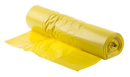 RS PRO Bolsa De Basura Amarillo Plástico, 110L