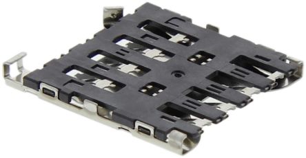 Molex Connecteur De Carte Mémoire Angle Droit, Montage En Surface, Micro SIM, Raccordement A Souder