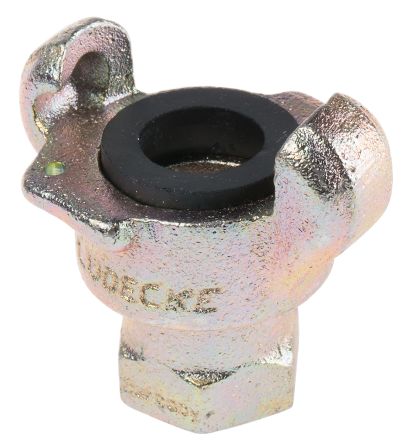 RS PRO Iron Female Pneumatic Quick Connect Coupling, NPT 1/2 Female Threaded