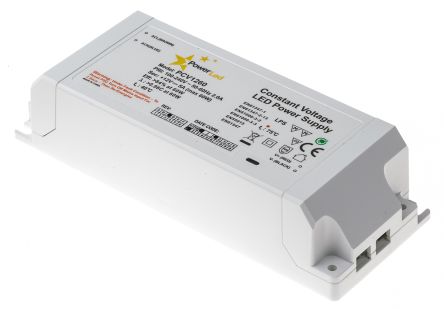 PowerLED LED-Treiber 100 → 240 V Ac LED-Treiber, Ausgang 12V / 5A Konstantspannung