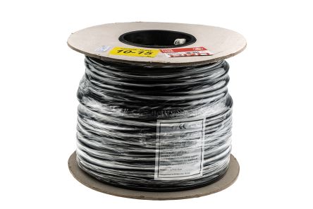 RS PRO Câbles D'alimentation 4G2,5 Mm², 50m Noir, Retardant à La Flamme