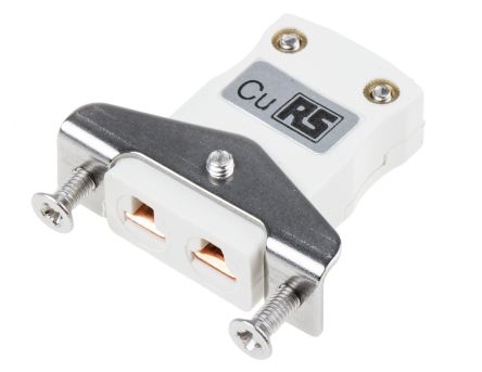 RS PRO Panel Mount Thermocouple Connector For Use With Type CU Thermocouple, Miniature Size, IEC Standard