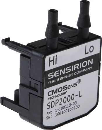 Sensirion, SDP2000系列 压力传感器, 最大压力读数3500Pa, 最小压力读数-0.001