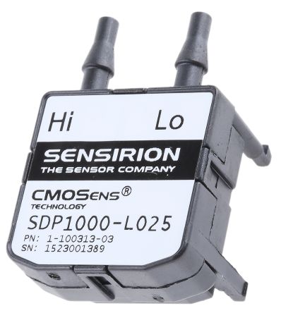 Sensirion Sensor De Presión Diferencial, -62Pa → 62Pa, 4,75 → 5,25 V, Salida Analógica, Para Aire, Gas No