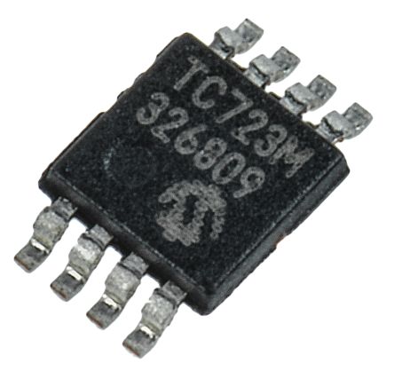 Microchip Capteur De Température, -55 à +125 °C., MSOP 8-pin