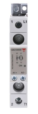 Carlo Gavazzi Solid State Relay, 20 A Load, Panel Mount, 600 V Ac Load, 32 V Dc Control