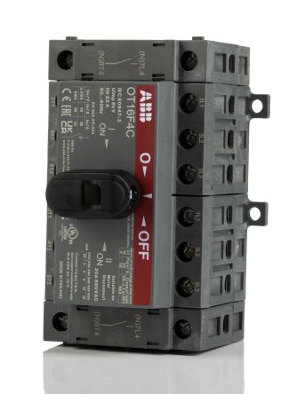 ABB Coupe-circuit OT, 4 P, 16A, 750V C.a.