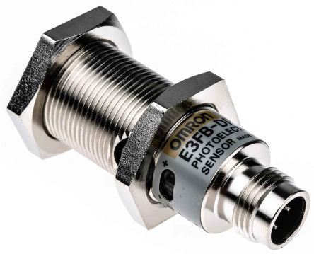 Omron E3F Zylindrisch Optischer Sensor, Diffus, Bereich 1 M, PNP Ausgang, 4-poliger M12-Steckverbinder