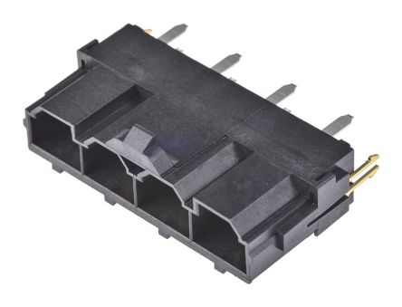 Molex Mini-Fit Sr. Leiterplatten-Stiftleiste Gerade, 4-polig / 1-reihig, Raster 10.0mm, Kabel-Platine,