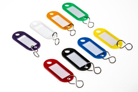 Rottner Comsafe 塑料钥匙牌, 钥匙标签, 200件装