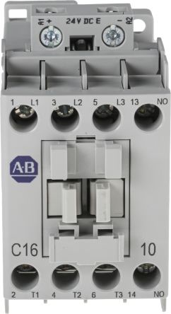 Allen Bradley Serie 100 100C Leistungsschütz / 24 V Dc Spule, 3 -polig 3 Schließer, 690 V Ac / 16 A