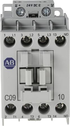 Allen Bradley Contacteur Série 100C, 3 Pôles, 3NO, 9 A, 24 V C.c., 4 KW