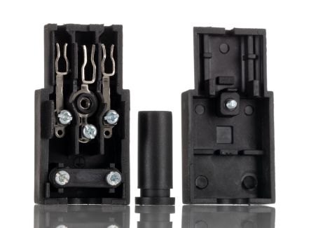 RS PRO IEC-Steckverbinder C13 250 V, Gerade, Kabelmontage, Buchse / 10A, Schrauben Ohne Schalter