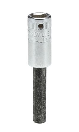 STAHLWILLE 1/4 in Drive Bit Socket, Hex Bit, 6mm, 50 mm Overall Length