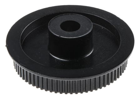 RS PRO 同步带轮, 72齿, 2mm节距, 适用于6mm宽皮带, 玻璃填充 PC制, 8mm孔径