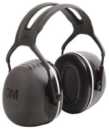 3M PELTOR X5A Schwarz Kopfbügel Gehörschutz, 37dB, 351g,, CE, EN 352-1