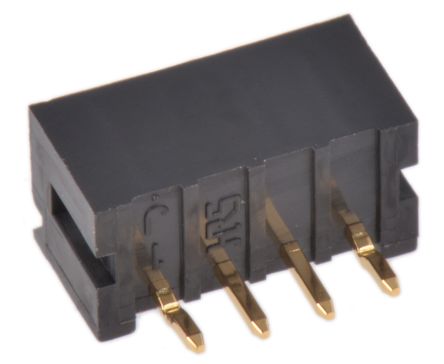 Hirose Conector Macho Para PCB Serie DF3 De 4 Vías, 1 Fila, Paso 2.0mm, Para Soldar, Montaje En Orificio Pasante