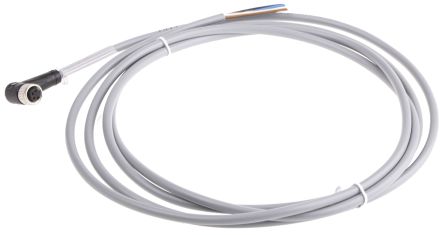 Pepperl + Fuchs Cable De Conexión, Con. A M8 Hembra, 4 Polos, Con. B Sin Terminación, Long. 2m, 30 V AC / DC, 3 A, IP67