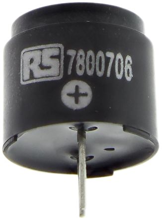 RS PRO Componente De Zumbador Magnético, 85dB, Montaje En Orificio Pasante, Continua, Interno