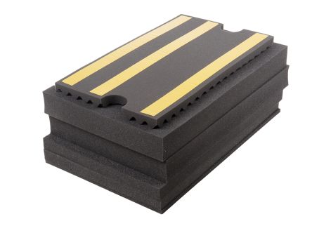 Zarges K470 Medium Density Rectangular Foam Insert, For Use With Eurobox Case Model 40701, K470 Case Model 40568