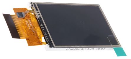 Displaytech 2.4in LED液晶屏, 电阻式触摸屏, 240 x 320pixels, 并联，RGB接口