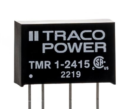 TRACOPOWER TMR 1 DC/DC-Wandler 1W 24 V Dc IN, 24V Dc OUT / 42mA 1.5kV Dc Isoliert