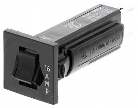 TE Connectivity Disyuntor Térmico / Disyuntor Magnetotérmico W28 De 1 Polo, 32 V Dc, 250V Ac, 16A