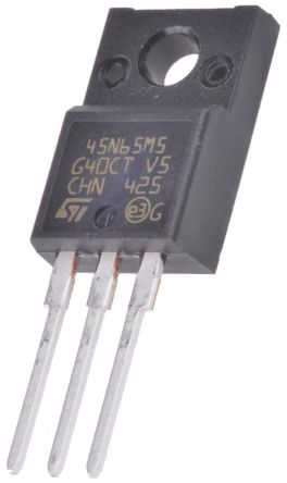 STMicroelectronics MDmesh M5 STF45N65M5 N-Kanal, THT MOSFET 710 V / 35 A 40 W, 3-Pin TO-220FP