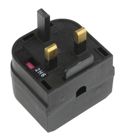 PowerConnections Europe To UK Mains Connector Converter, Rated At 2.5A