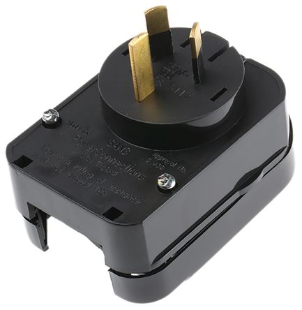 PowerConnections Europe To Australia Mains Connector Converter, Rated At 10A