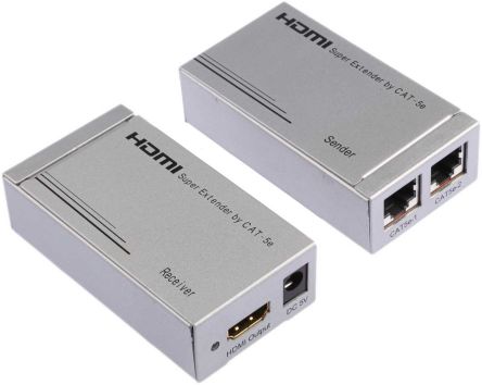 NewLink Extender-Paar Video-Extender HDMI CATx, HDMI, 1920 X 1080 Max., 1 Videoanschlüsse, 50m Erweiterungsdistanz
