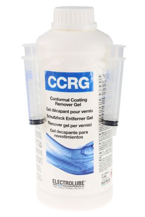 Electrolube Revestimiento De Conformación CCRG De Gel Tixotrópico, Botella De 1 L, Transparente