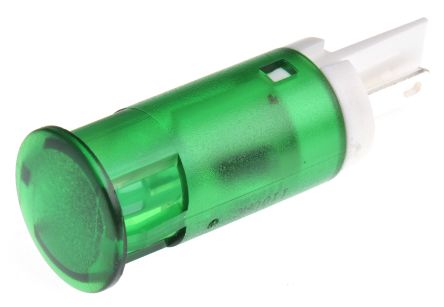 APEM Voyant LED Lumineux Vert, Dia. 12mm, 110V C.a.