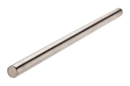 RS PRO Silver Stainless Steel Rod, 200mm Length, Dia. 10mm