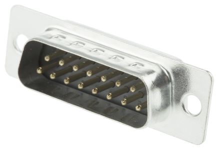 MH Connectors MHDB Sub-D Steckverbinder A Stecker, 15-polig / Raster 2.77mm, Kabelmontage Lötanschluss
