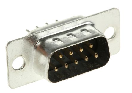MH Connectors MHDD 9 Way Through Hole D-sub Connector Plug, 2.77mm Pitch