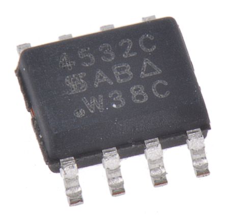 Vishay SI4532CDY-T1-GE3 N/P-Kanal Dual, SMD MOSFET 30 V / 4,3 A, 6 A 2,78 W, 8-Pin SOIC