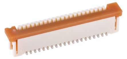 Molex Easy On FPC-Steckverbinder, Buchse, 20-polig / 1-reihig, Raster 1mm Lötanschluss