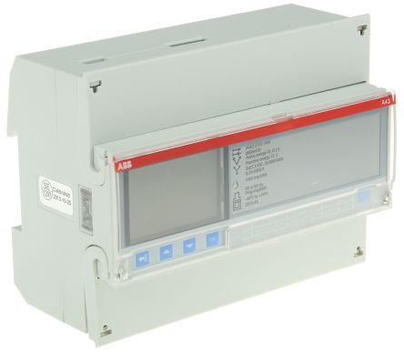 ABB A43 Energiemessgerät LCD / 3-phasig 1 Ausg. 1 Eing., Impulsausgang