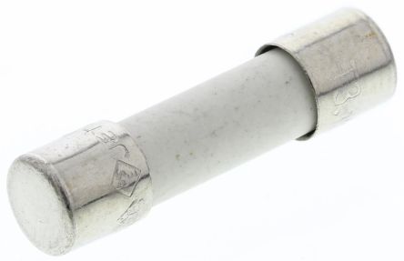 Schurter 陶瓷保险管, SPT 5X20系列, 3.15A, 250 V ac, 300V 直流, 5 x 20mm, 熔断速度T