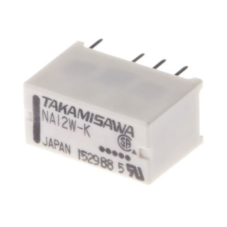 Brand new Fujitsu-Takamisawa A-12W-K DPDT relays