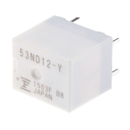 Fujitsu PCB Mount Automotive Relay, 12V Dc Coil Voltage, 30A Switching Current, SPST